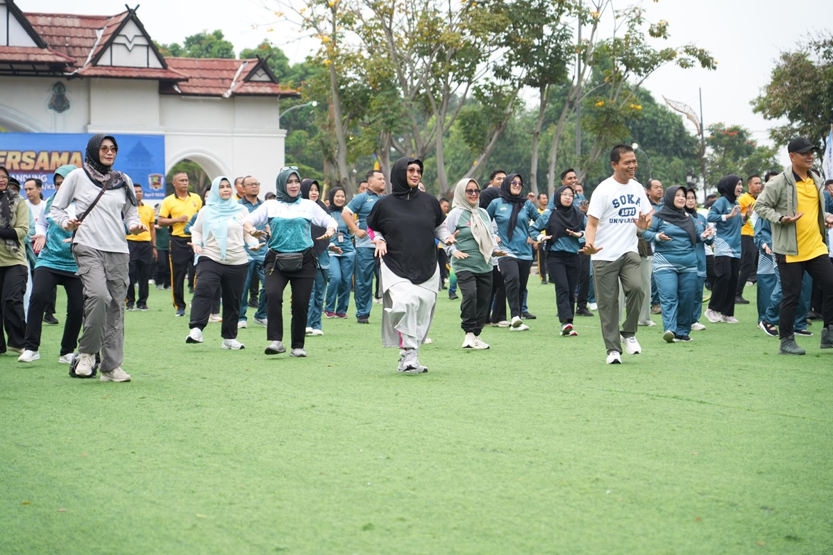 KDS Ramaikan Hari K3 Sedunia, Upakarti Dipadati Peserta Olahraga Bersama