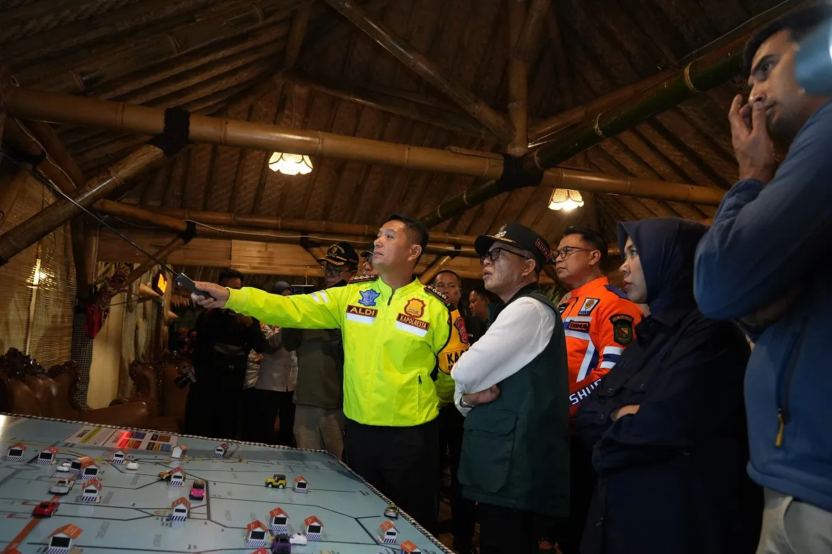 Forkopimda Kabupaten Bandung Tinjau Pos Ketupat Lodaya, Pemudik Dipastikan Aman dan Terlayani